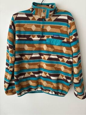 Patagonia Synchilla Jacket Women’s Medium Aztec Pattern Pullover